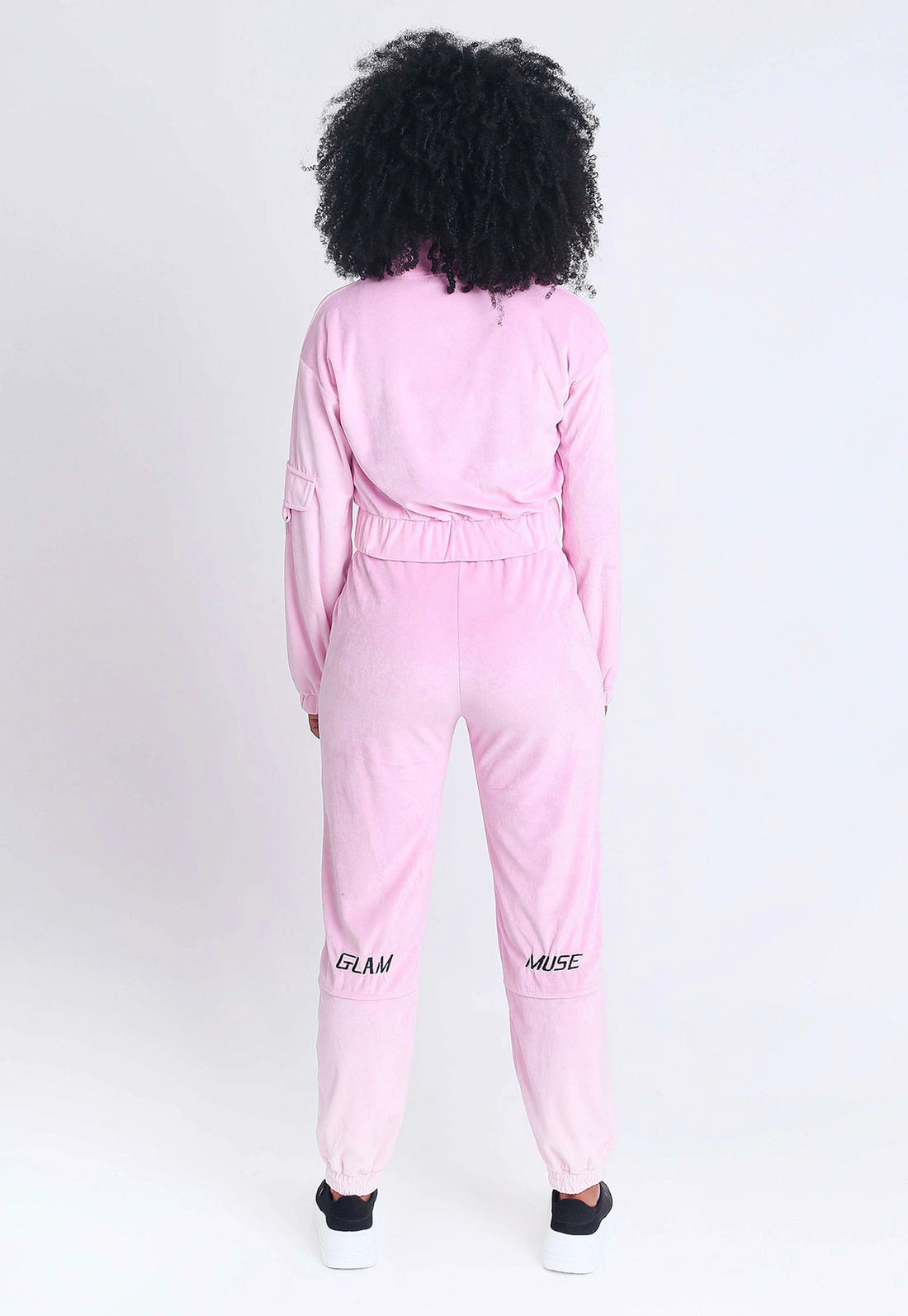 Calça Veludo Jogger Glam Muse