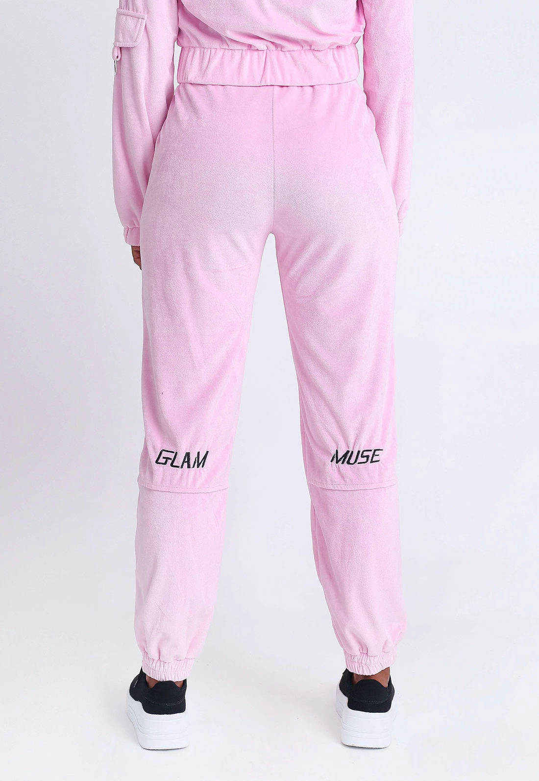 Calça Veludo Jogger Glam Muse