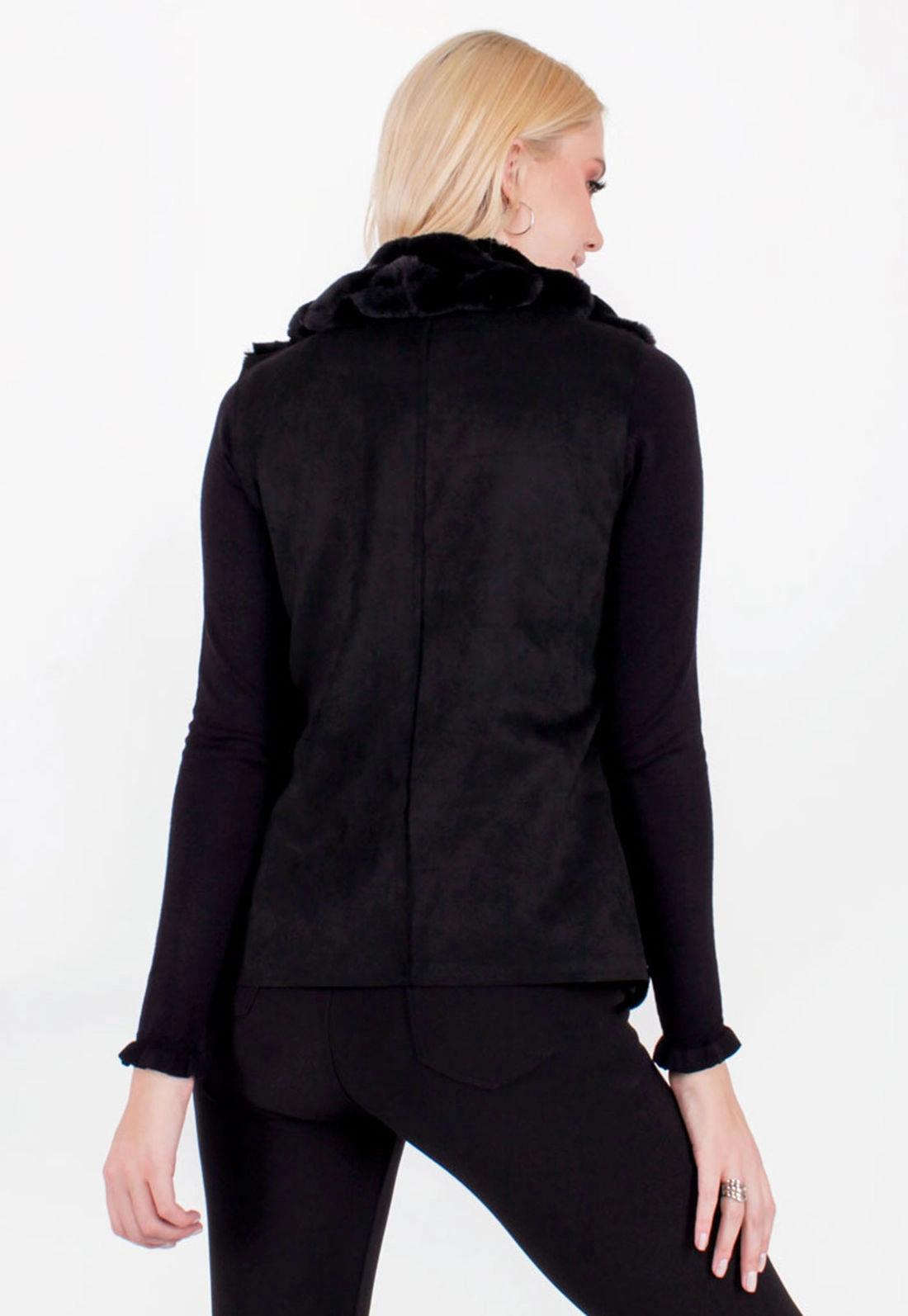 Colete Suede Pelo