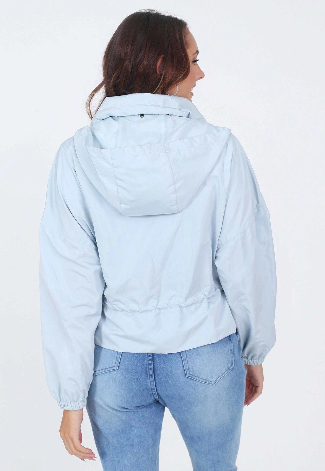 Jaqueta Nylon Puxador Capuz