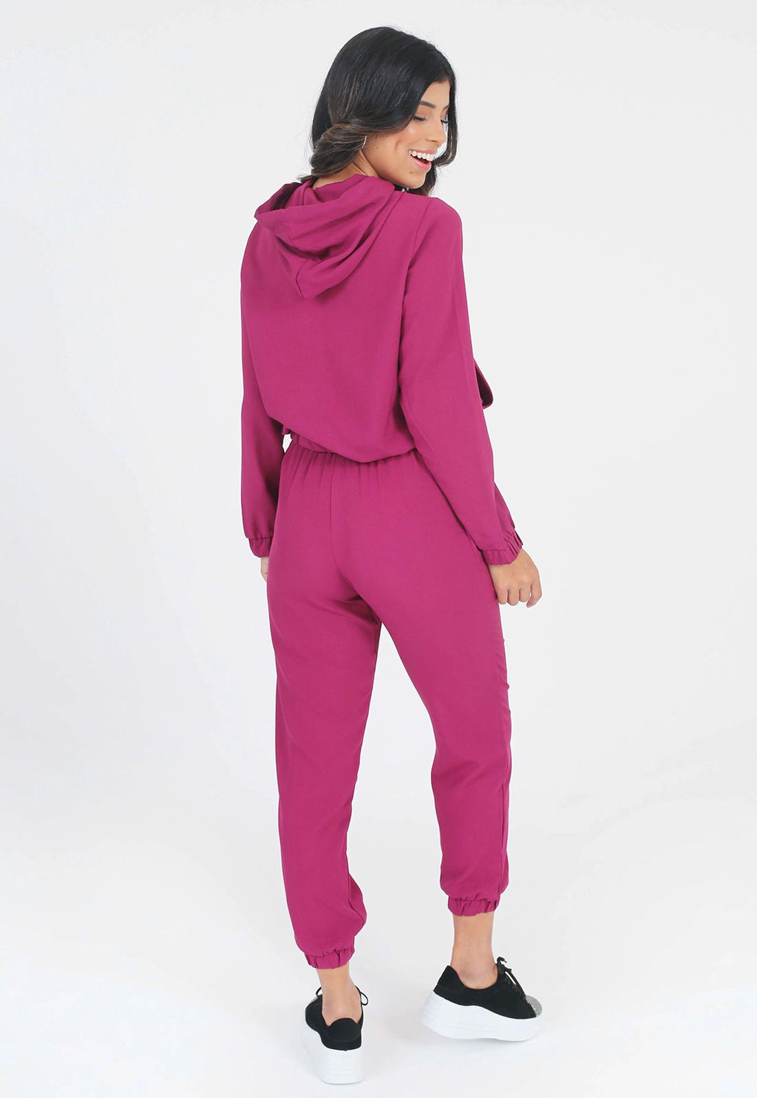 Calça Crepe Jogger Amarração