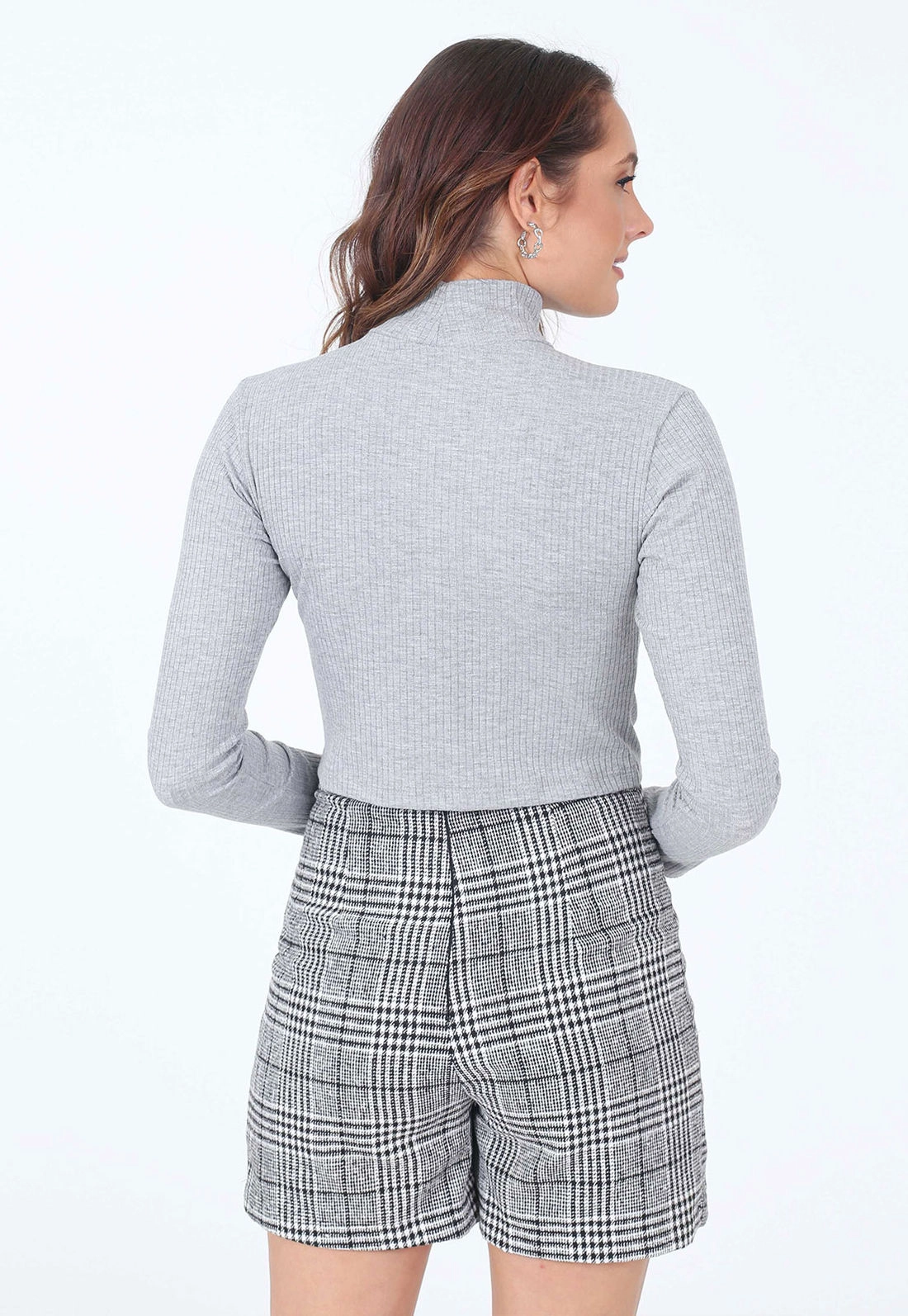 Blusa Malha Canelada Yellowston