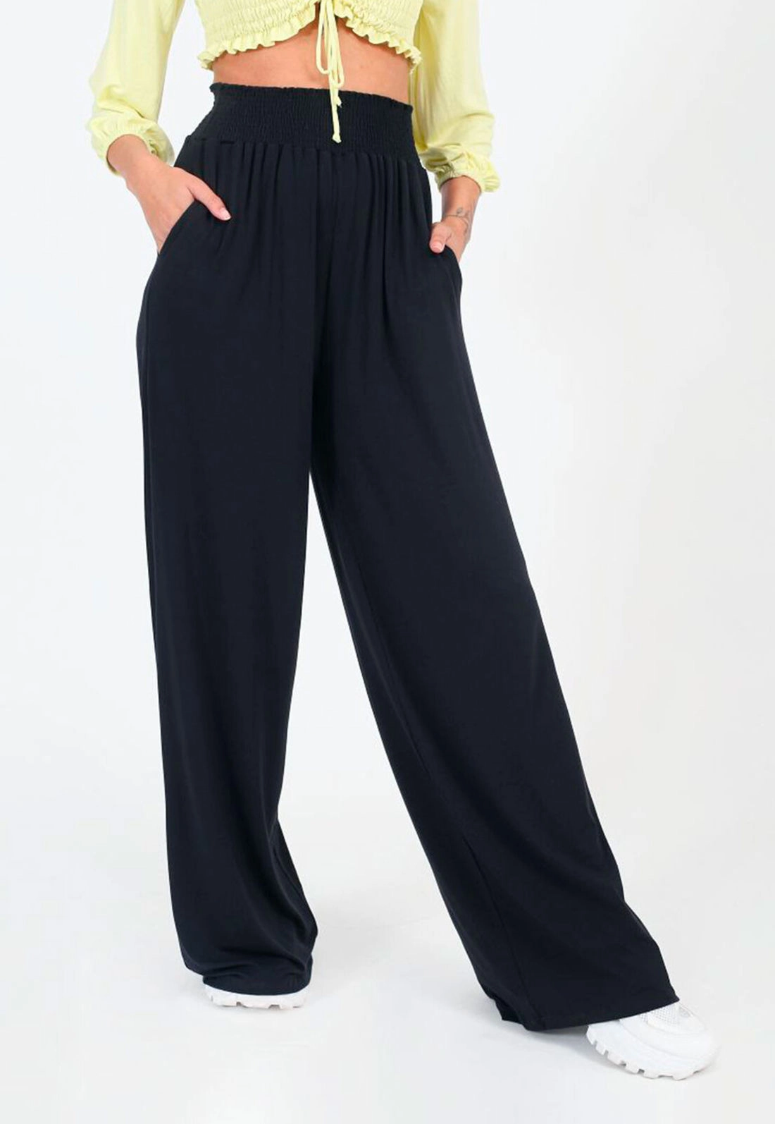 Calça Pantalona Lastex