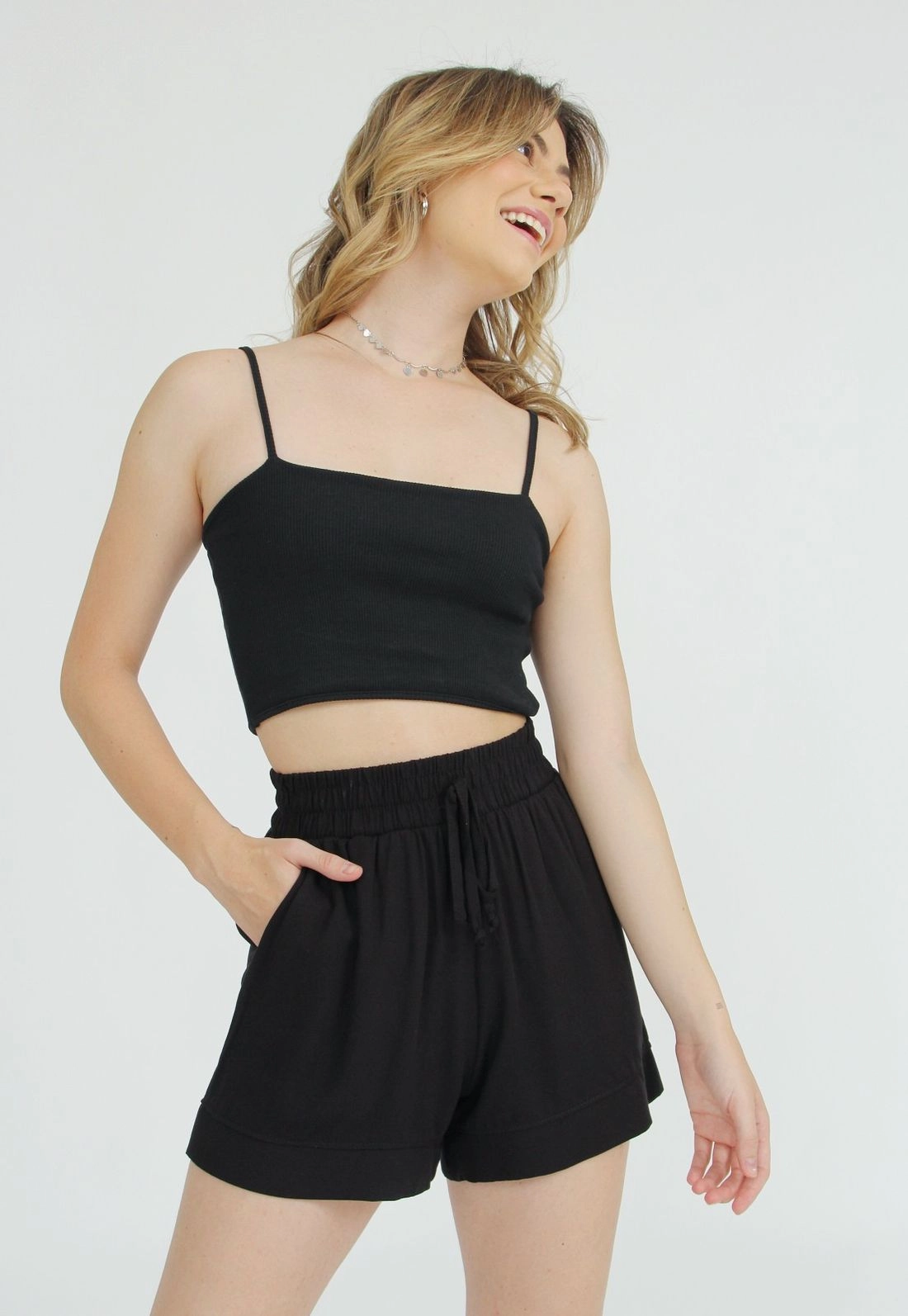 Shorts Viscose Elástico