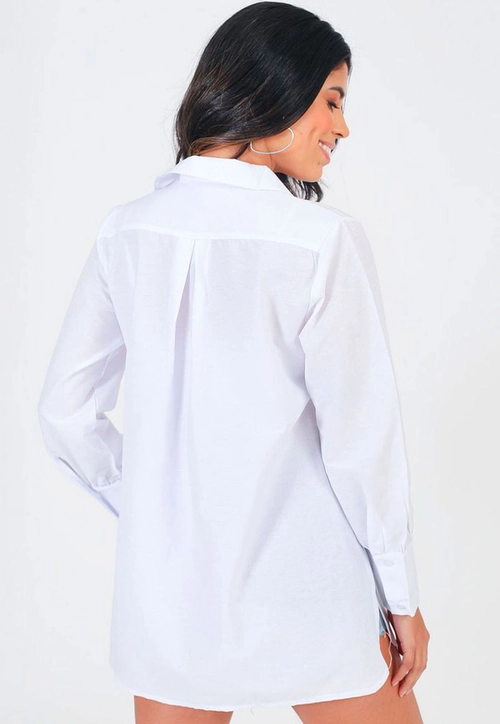 Camisa Tricoline Com Top