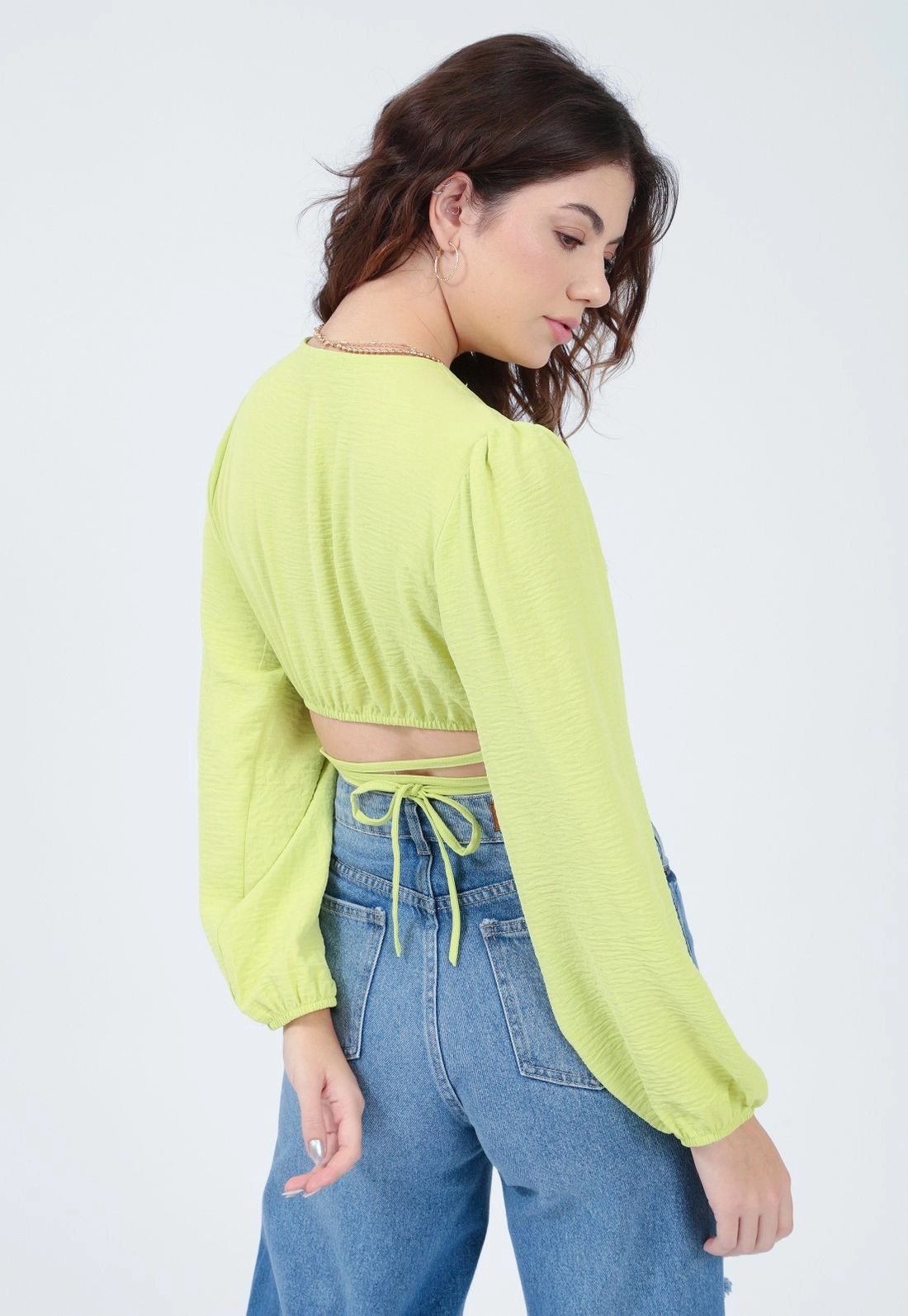 Blusa Cropped Margaridas