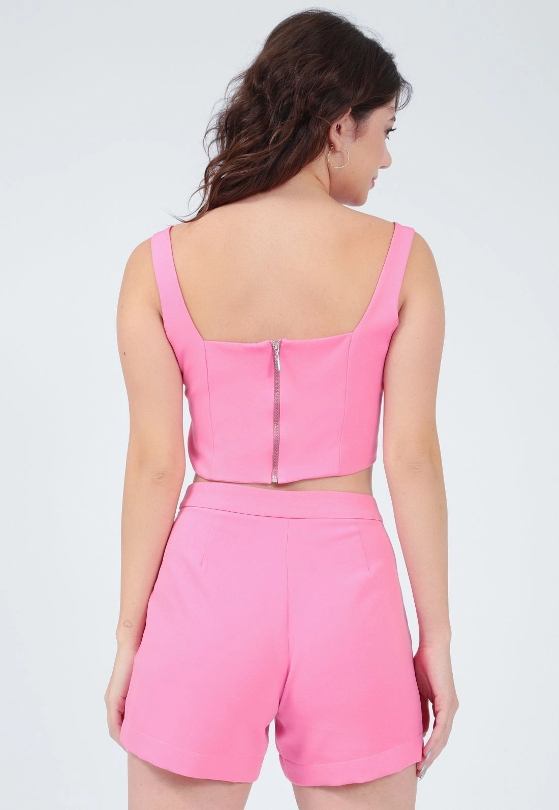 Shorts Alfaiataria Prega