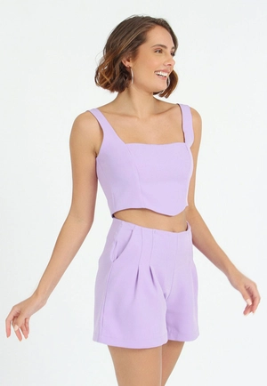 Shorts Alfaiataria Pregas P