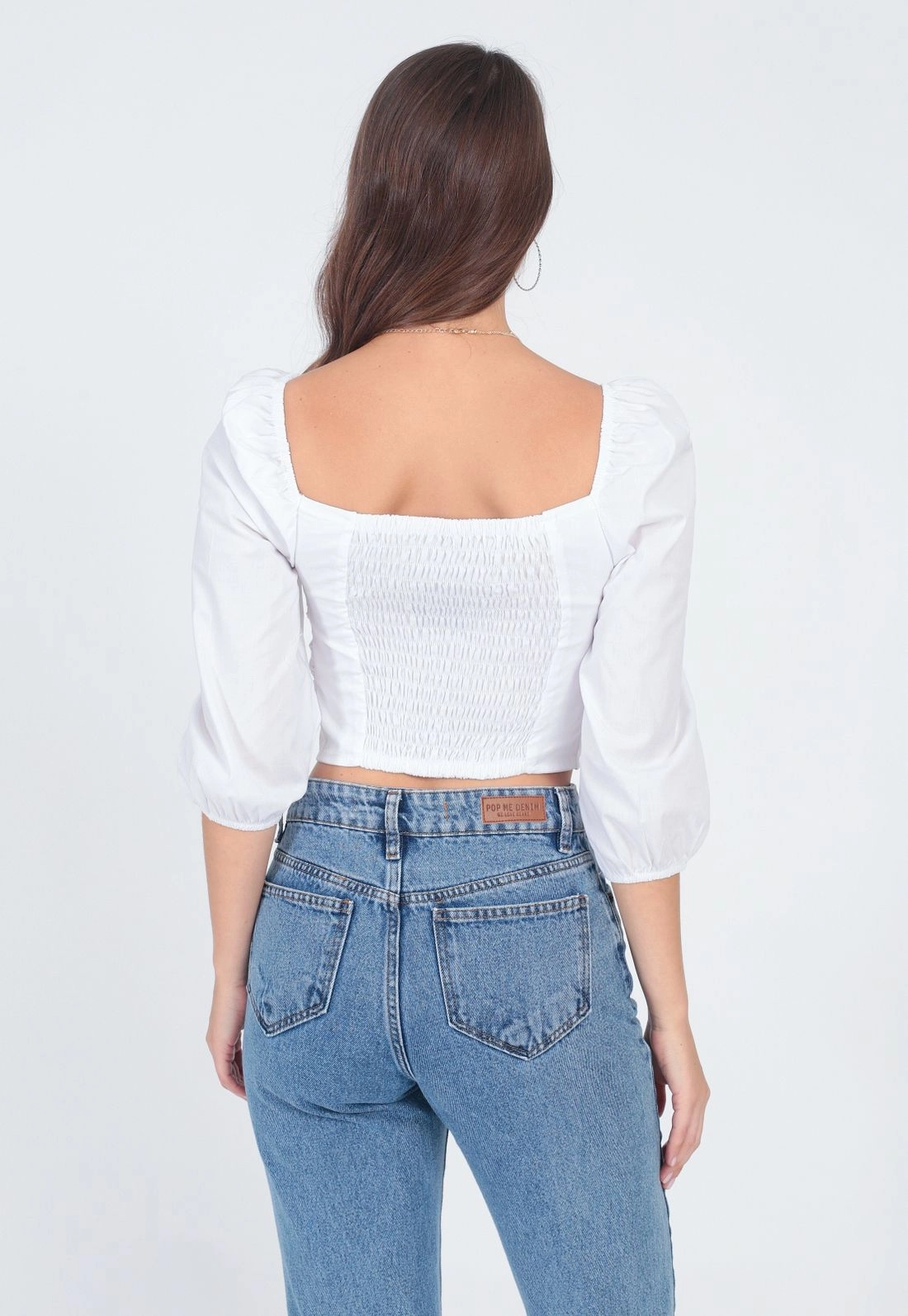 Blusa Cropped Decote Torcido P