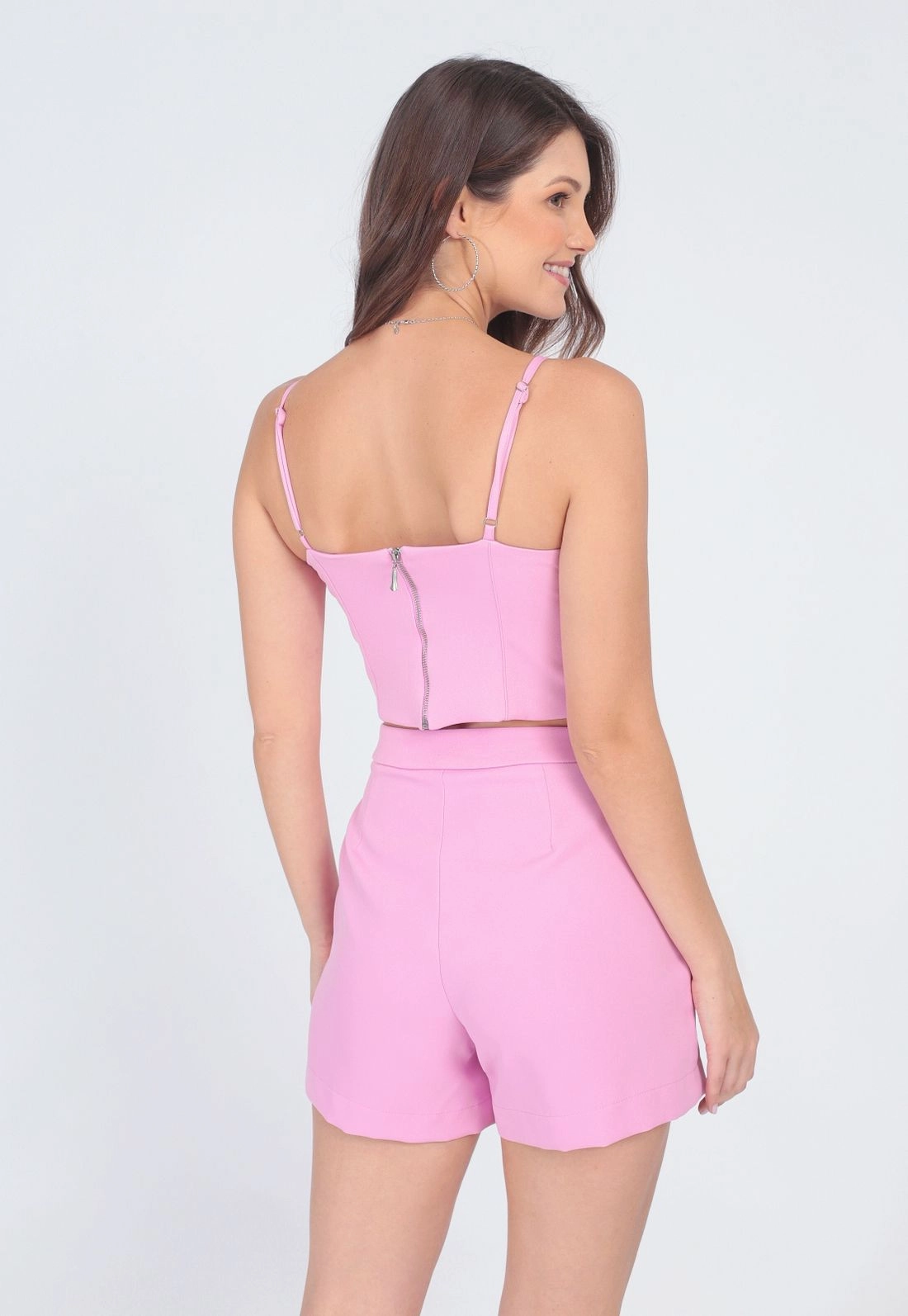 Blusa Cropped Alfaiataria Alça P