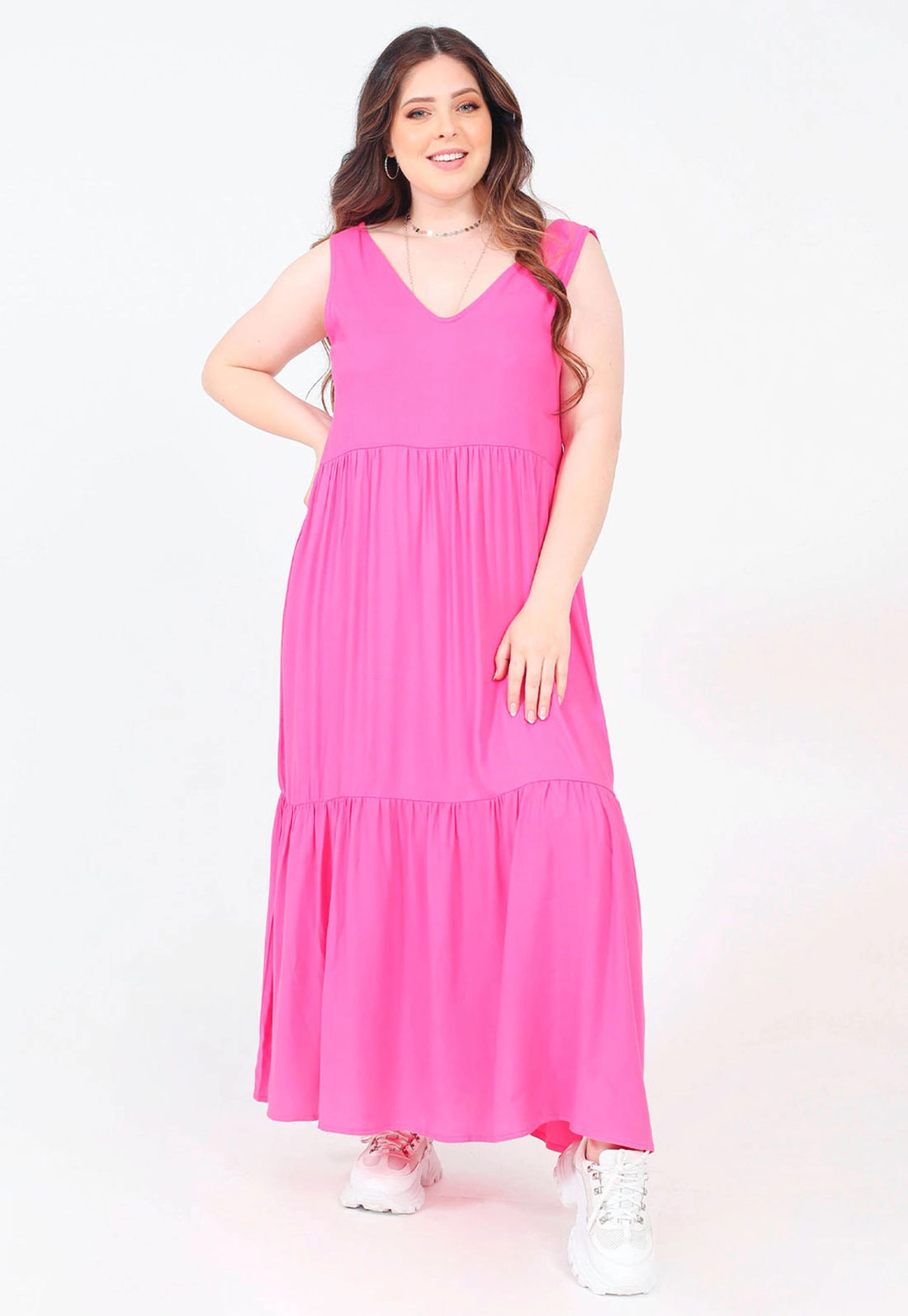 Vestido Regata Babados Marias