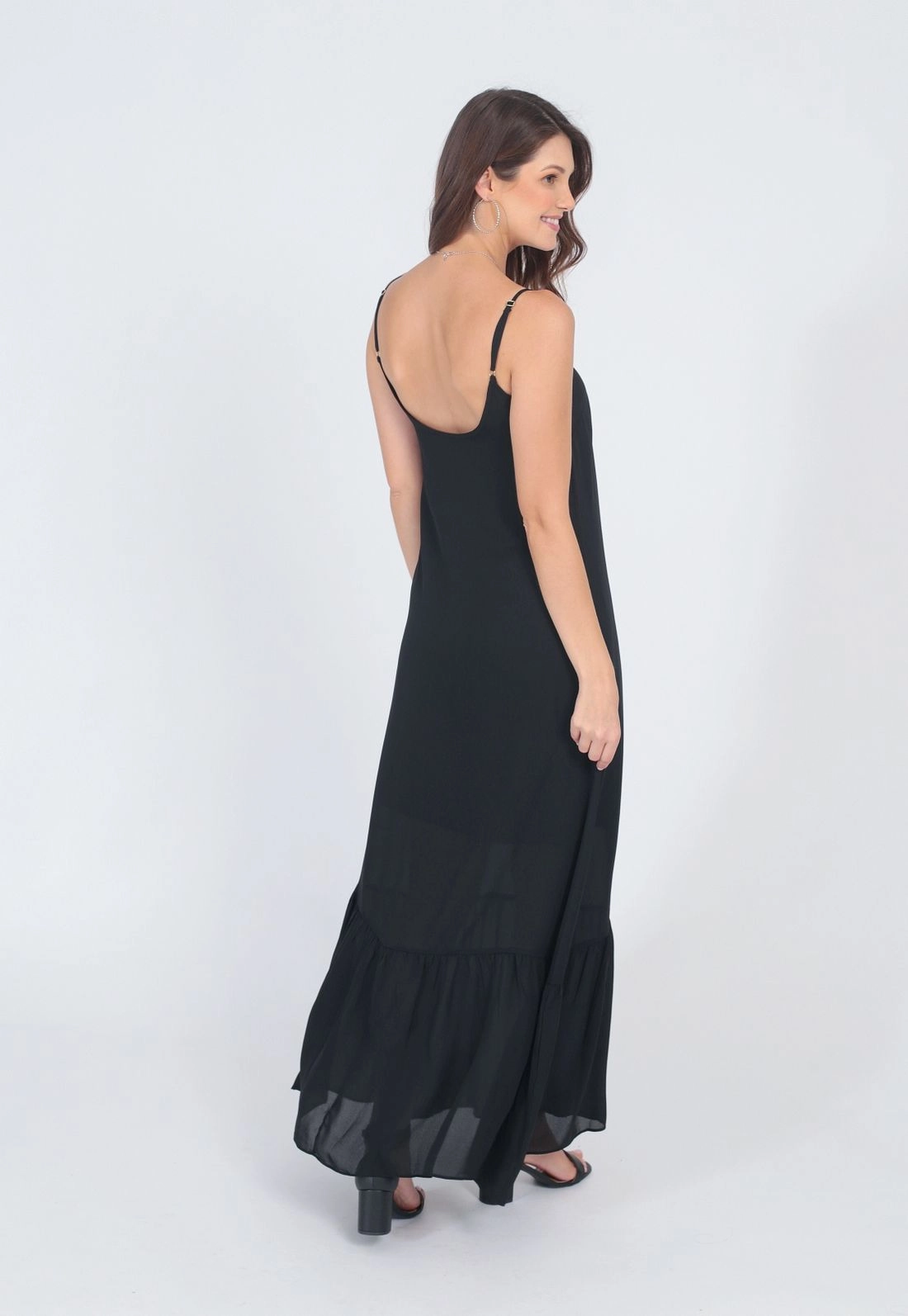 Vestido Longo Alça Liso P