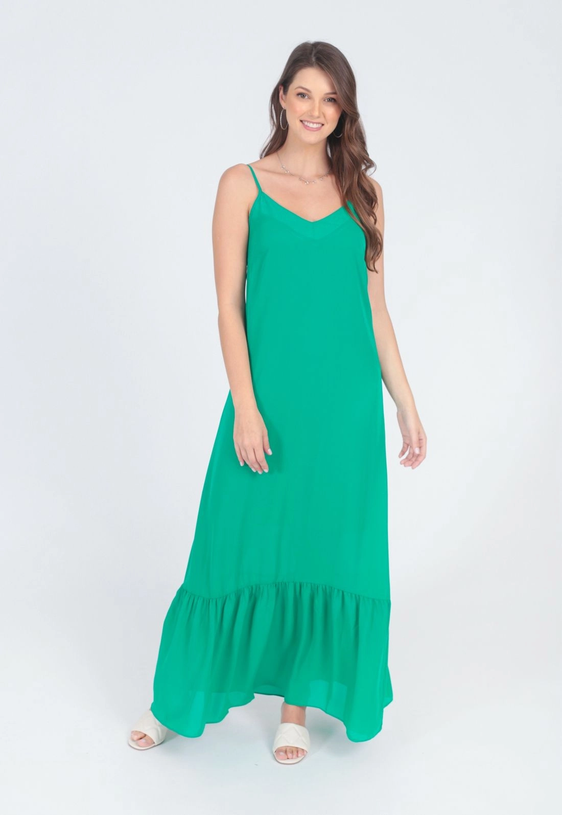 Vestido Longo Alça Liso P