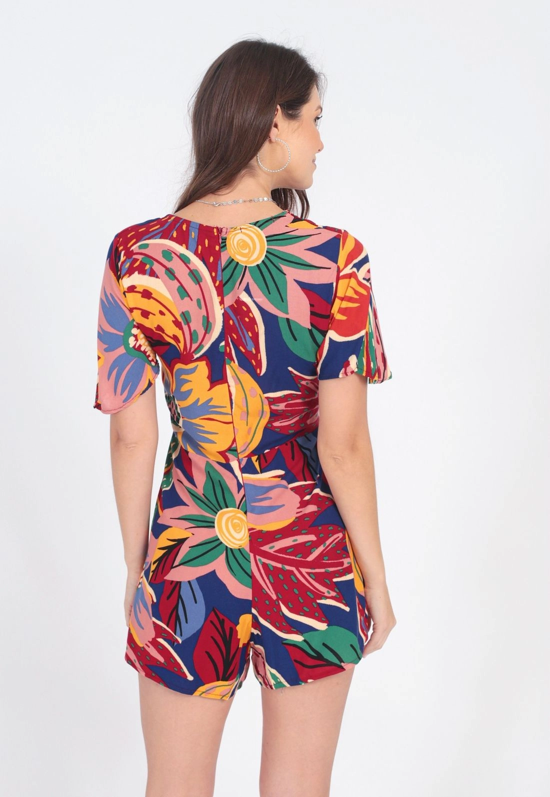 Macaquinho Viscose Estampado