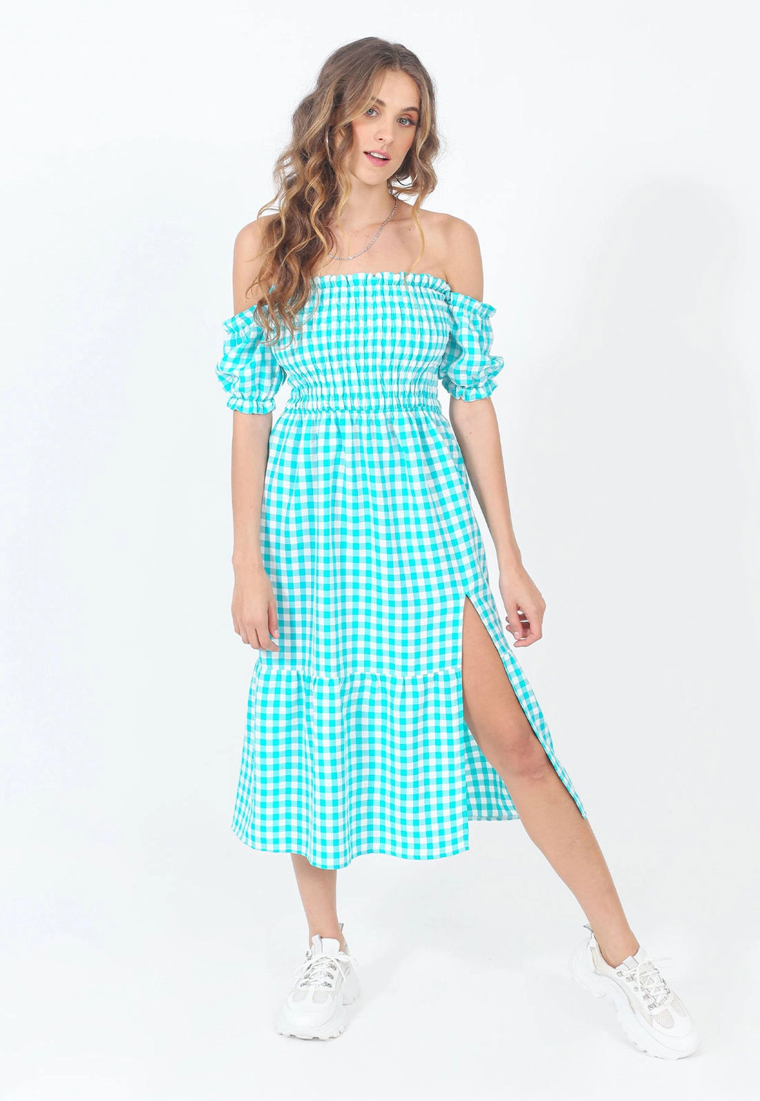 Vestido Midi Xadrez P