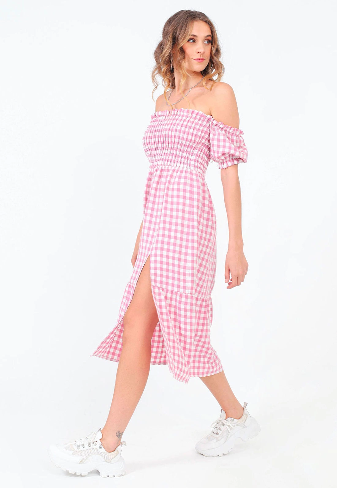 Vestido Midi Xadrez P