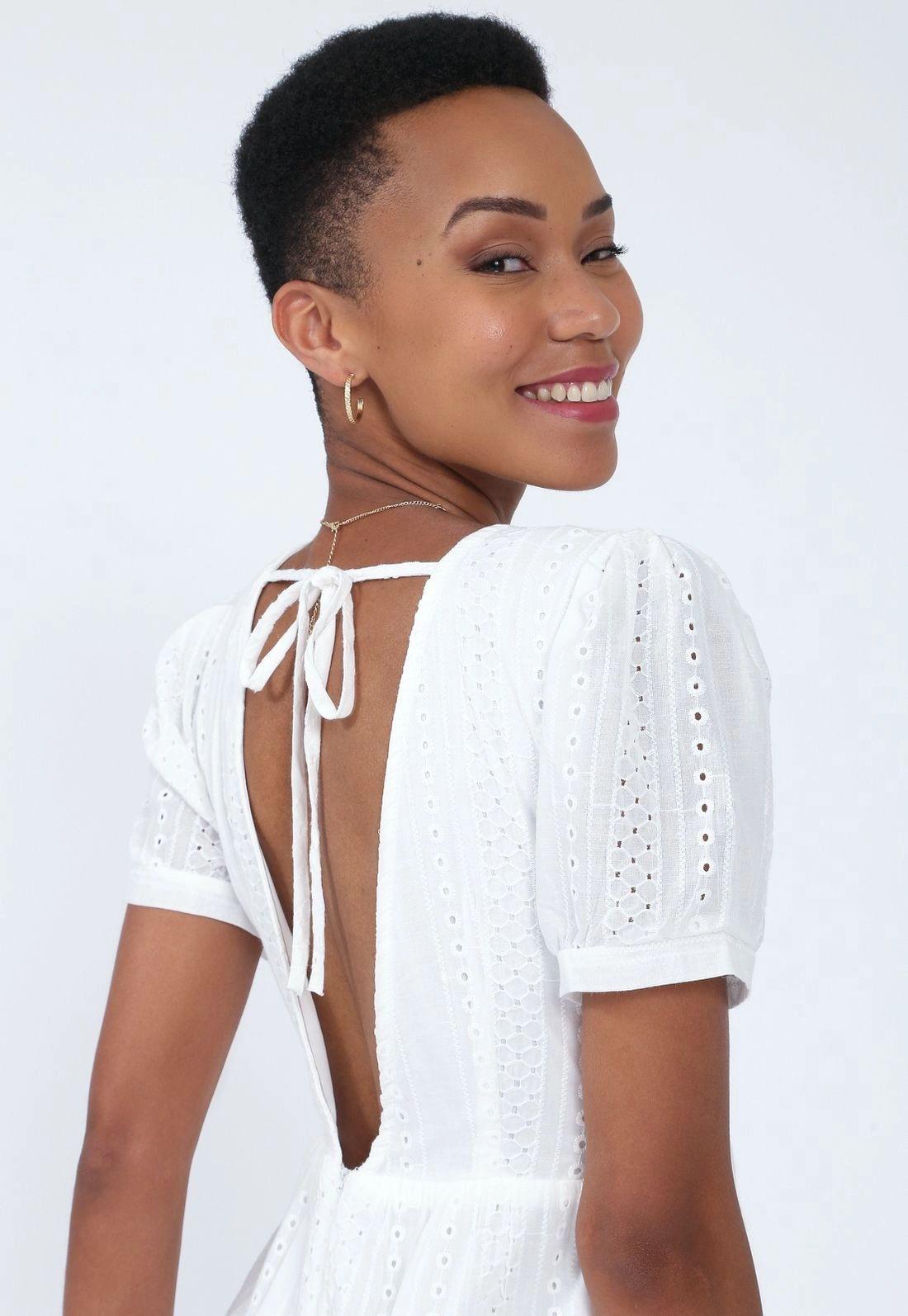 Vestido Lasie Manga Curta Midi Marias
