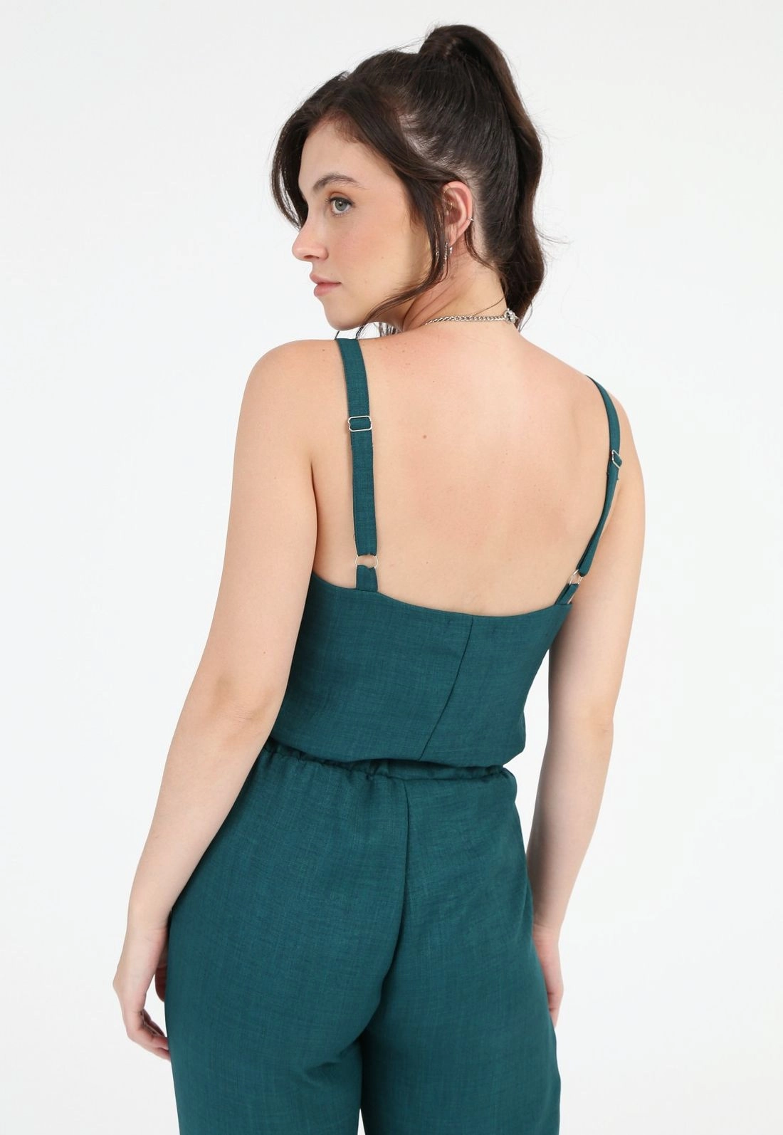Blusa Crepe Alça Lisa