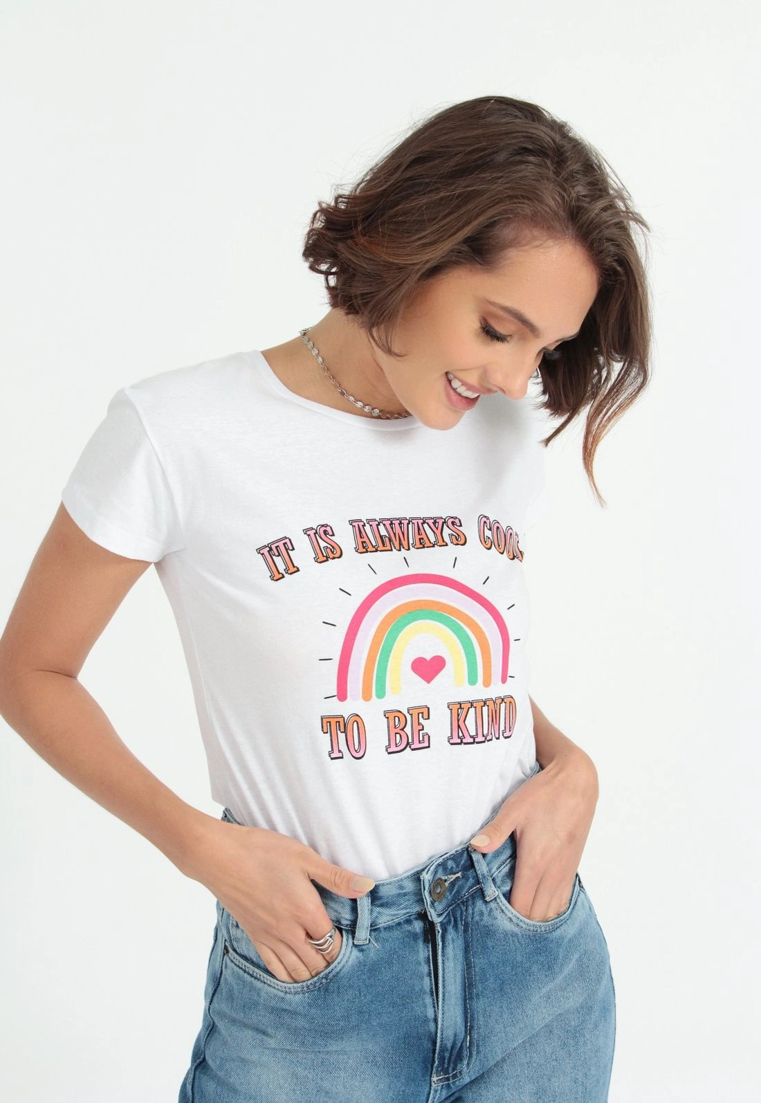 Blusa T-Shirt Arco Irís