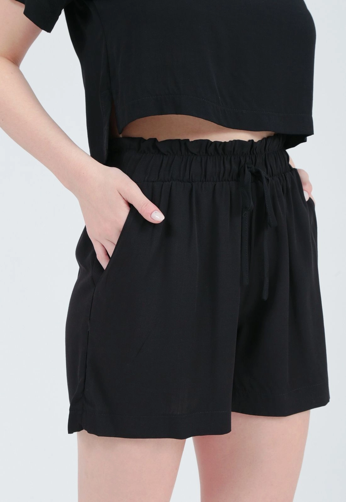 Shorts Viscolinho Clochard Bolso