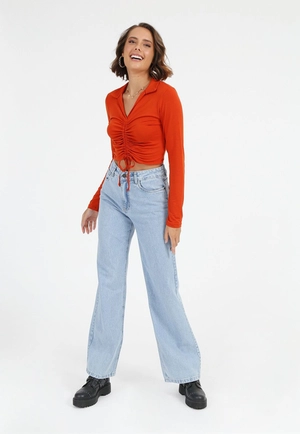 Calça Jeans Wide Leg Clara