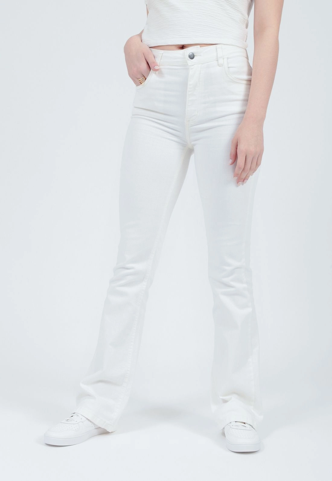 Calça Sarja Flare