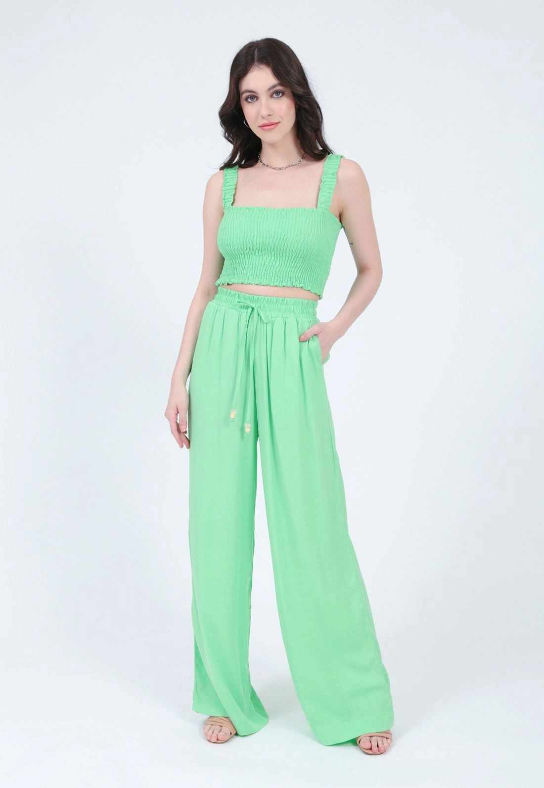 Calça Viscose Twill Pantalona