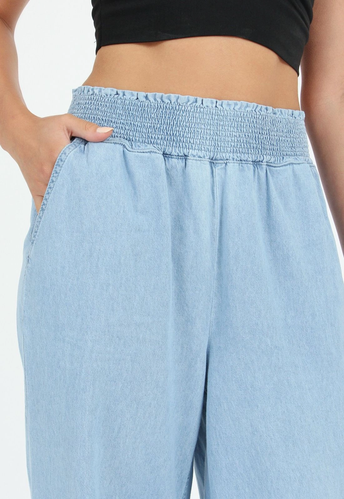 Calça Pantalona Lastéx