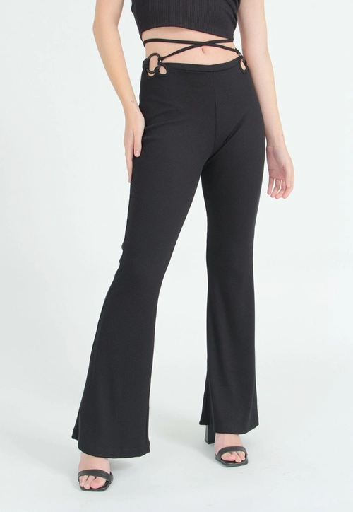 Calça Flare Canelada P