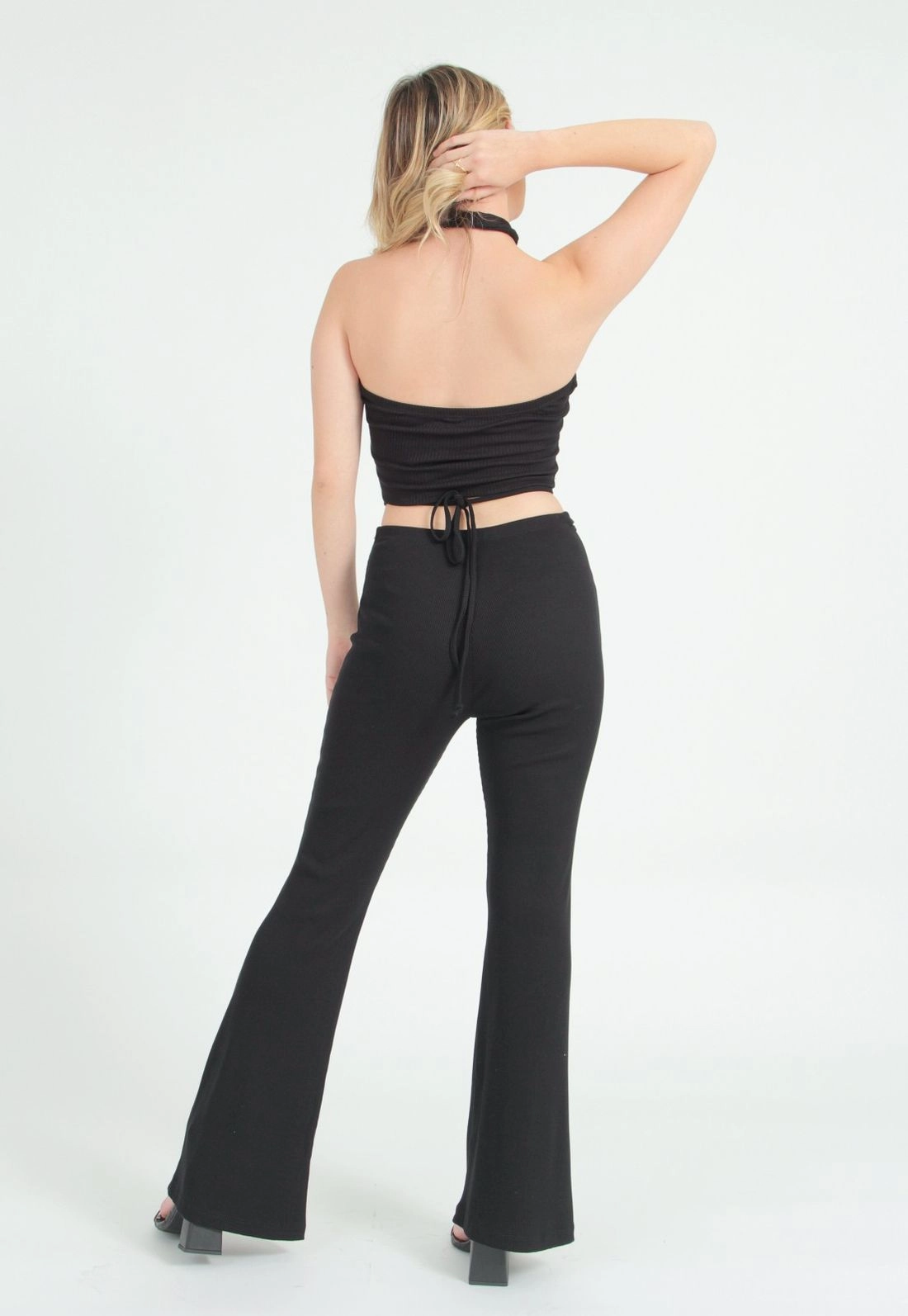 Calça Flare Canelada P