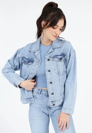 Jaqueta Jeans Clara Recorte