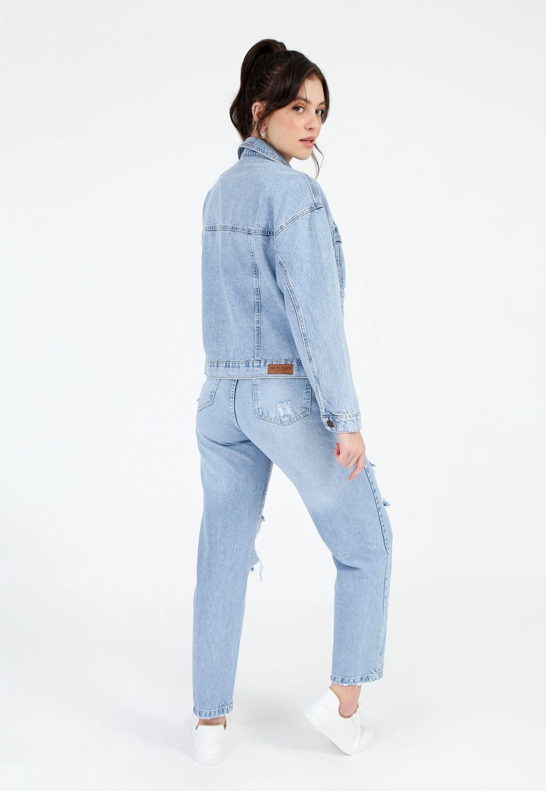 Jaqueta Jeans Clara Recorte