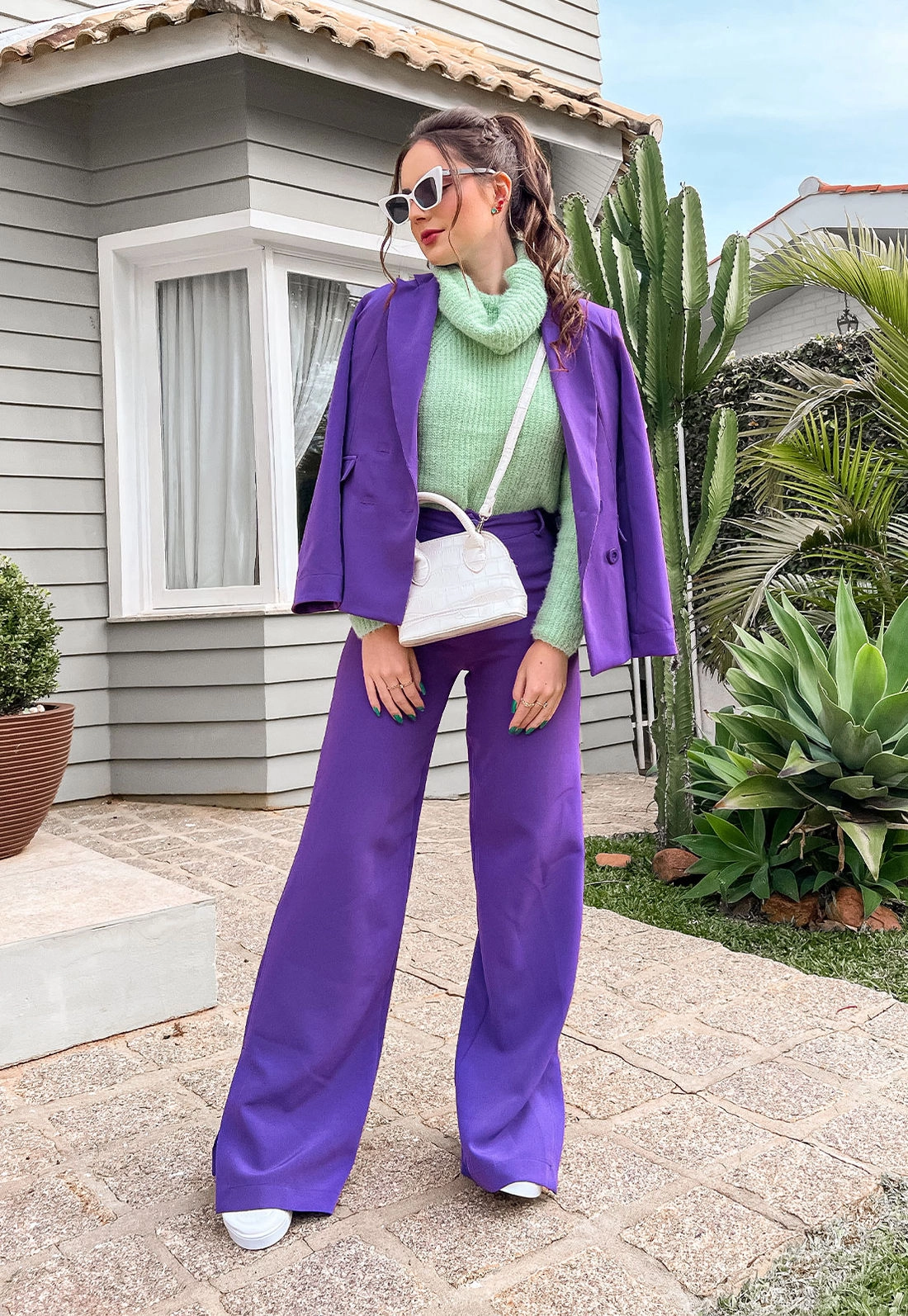 Calça Pantalona Alfaiataria P