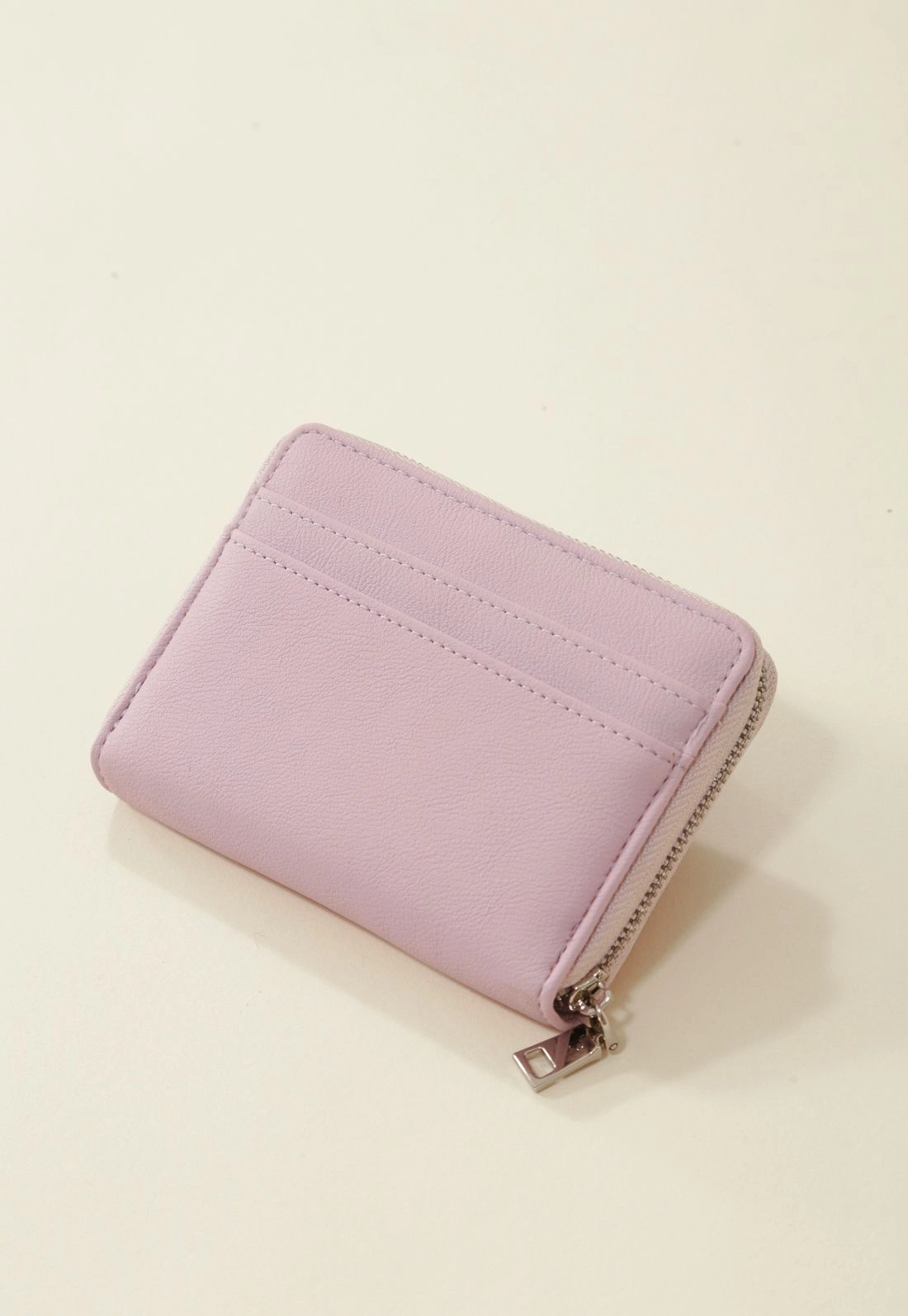 Carteira Mini Pu Zíper Metal Coração