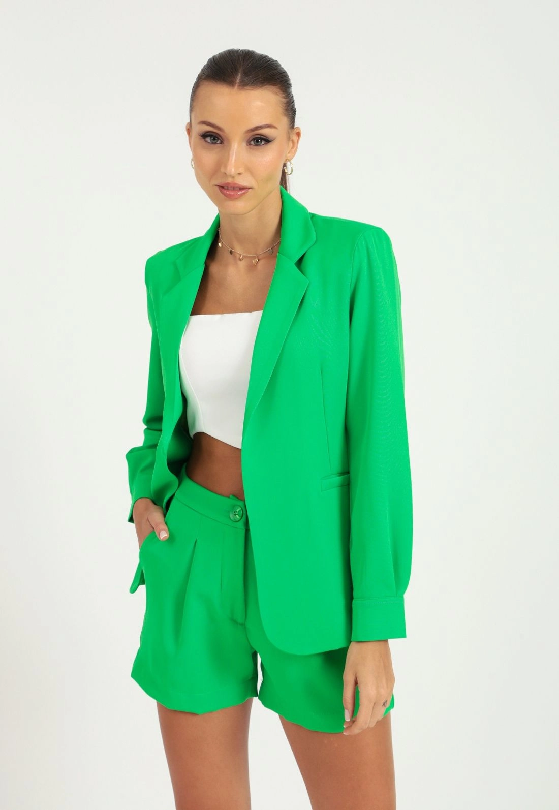 Blazer Alfaiataria Manga Longa