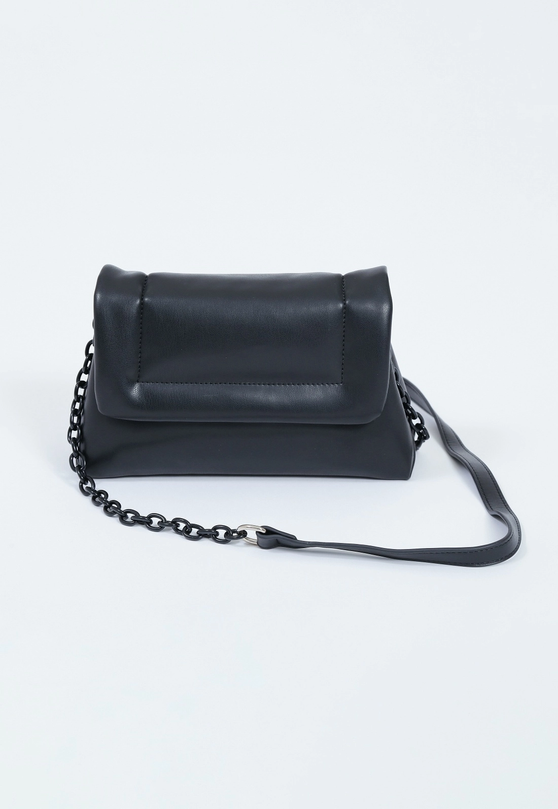 Bolsa Transversal Tampa Com Costura Lateral