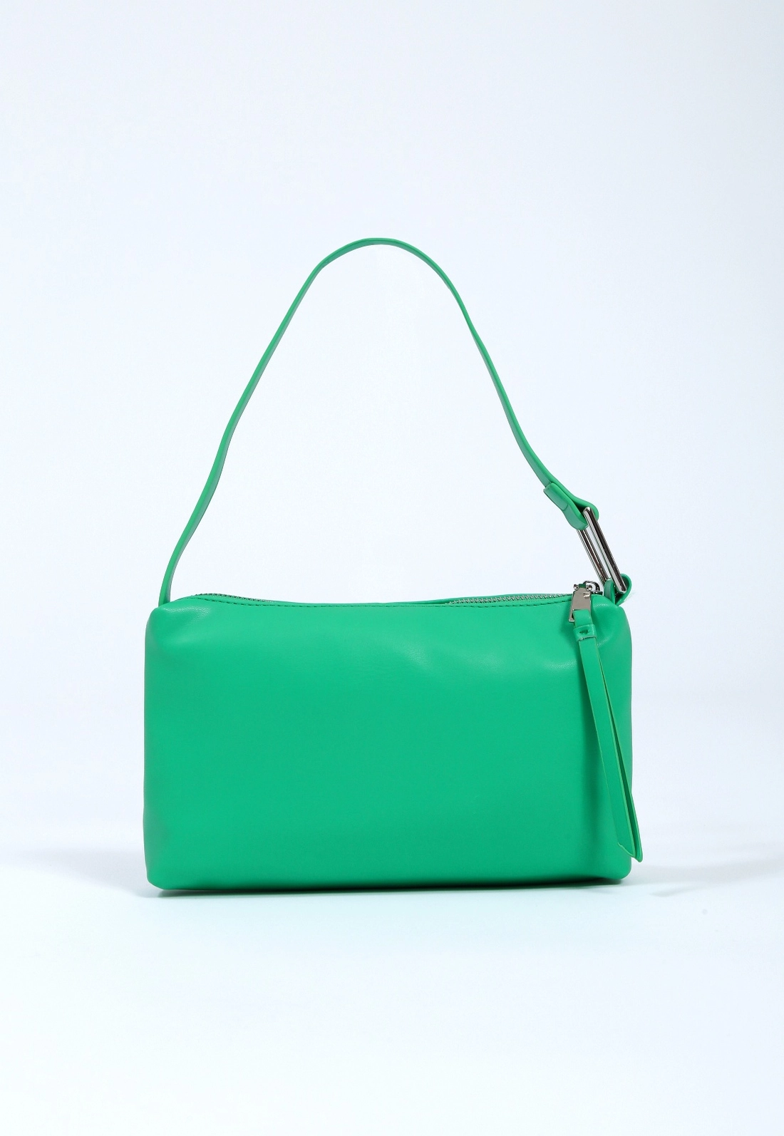 Bolsa Pu Baguete Argola Metal