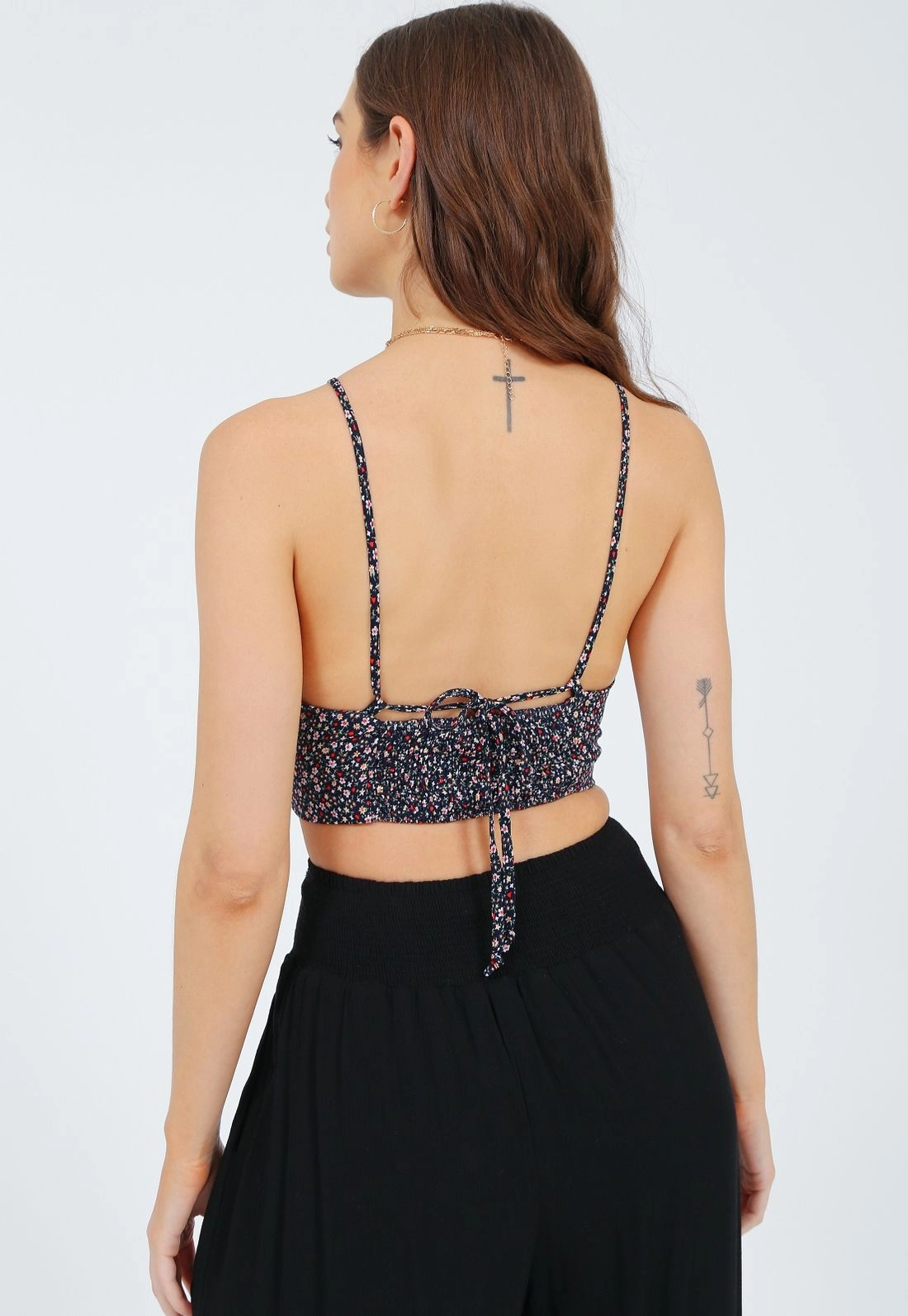 Cropped Viscose Alça Abertura Liberty