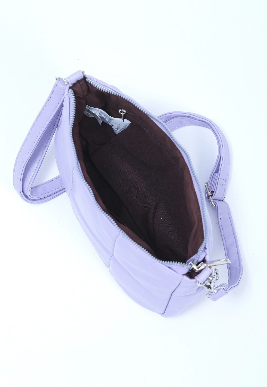 Bolsa Média Pu Matelassê Quadriculado