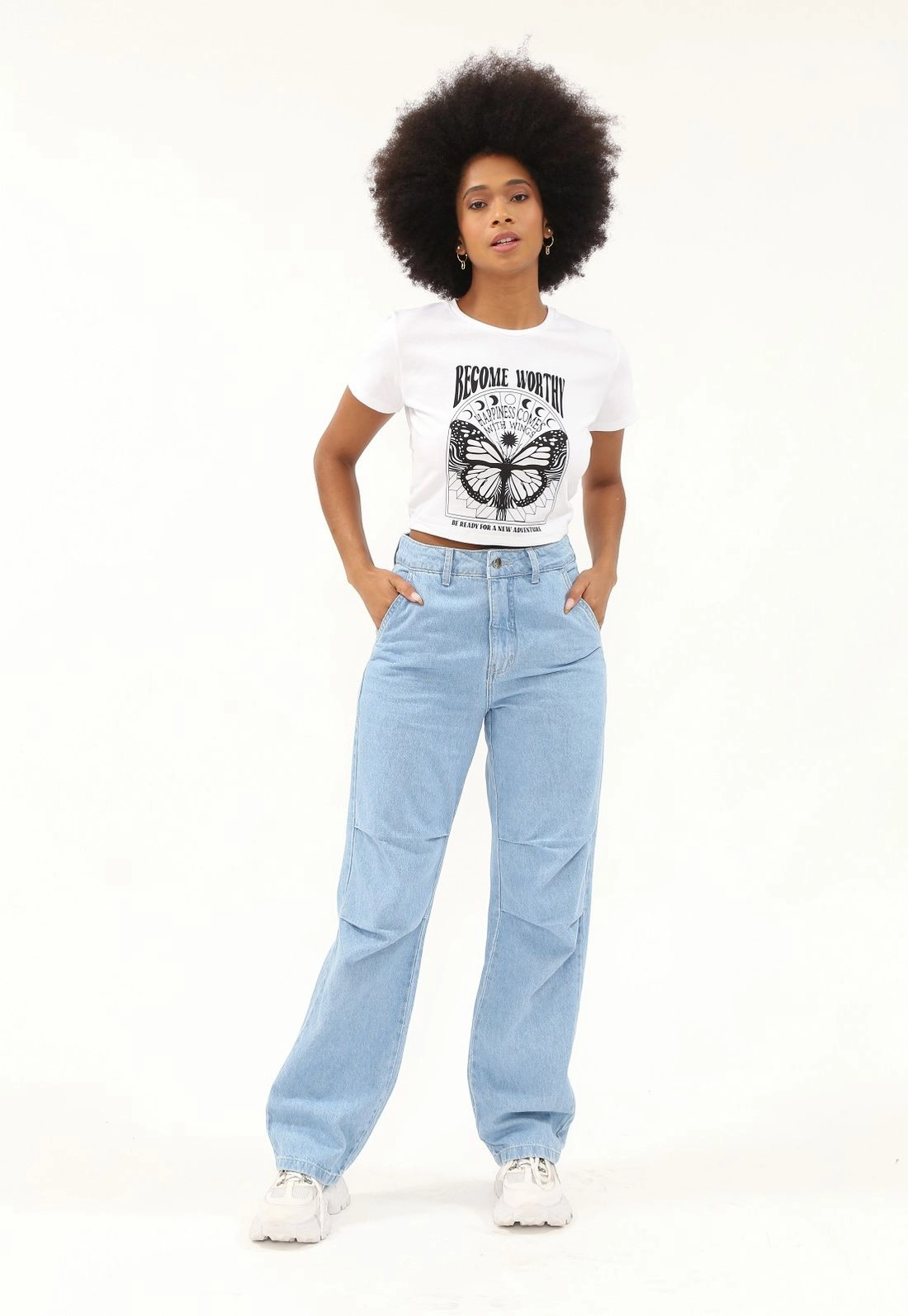Calça Jeans Parachute Pregas