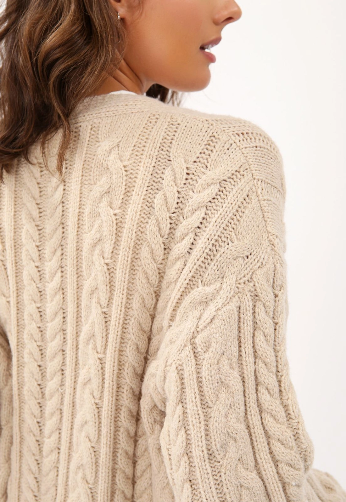 Cardigan Tricô Alongado