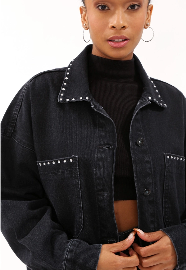Overshit Jeans Black Hot Fix