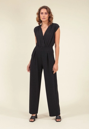 Calca M/Lurex Pantalona Prega