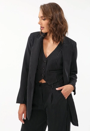 Blazer Crepe Risca de Giz