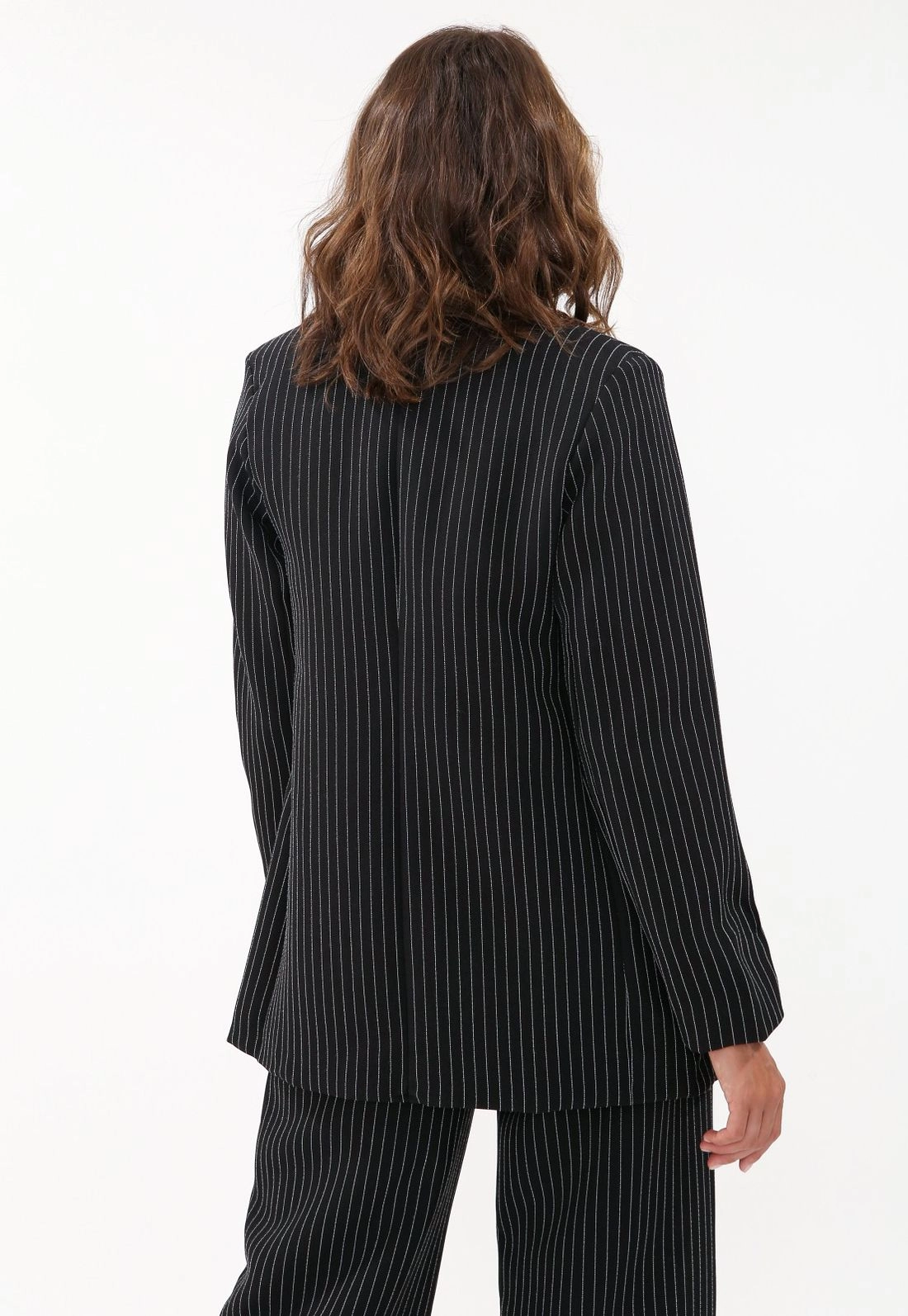 Blazer Crepe Risca de Giz