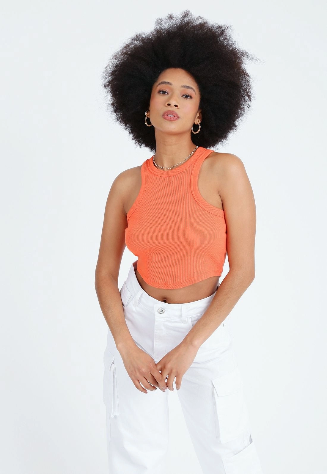 Calca Neoprene Flare Vazado