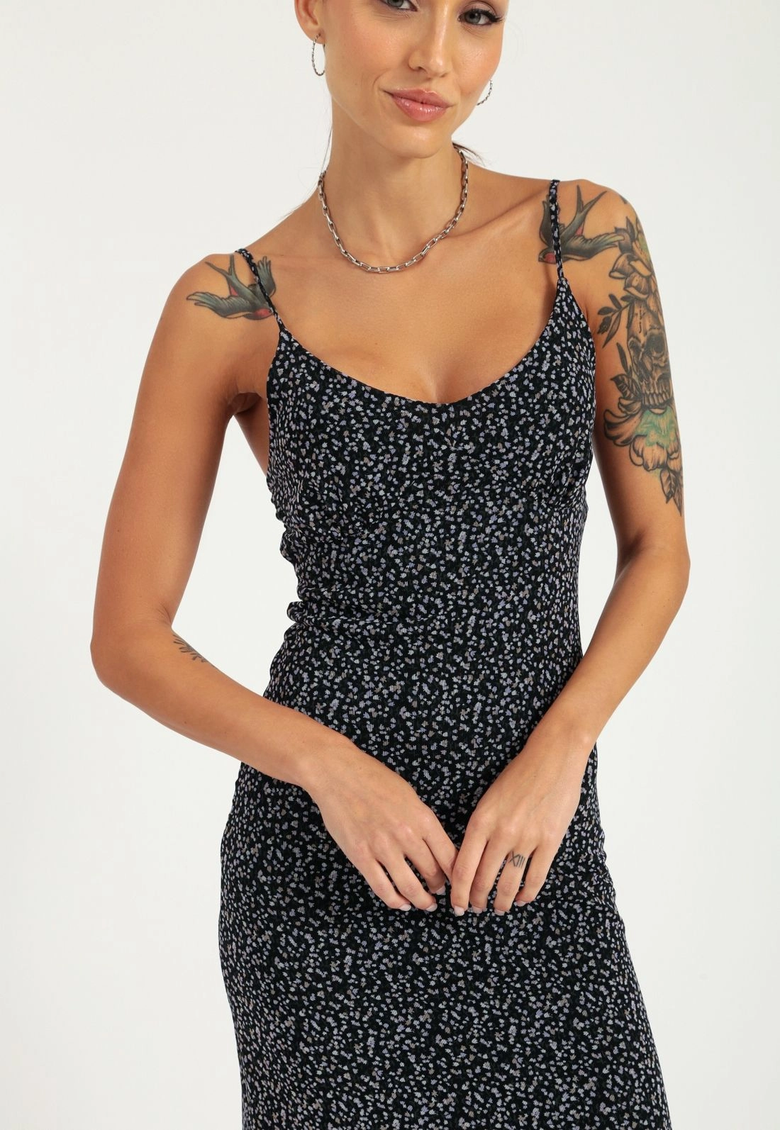Vestido Tule Alça Liberty