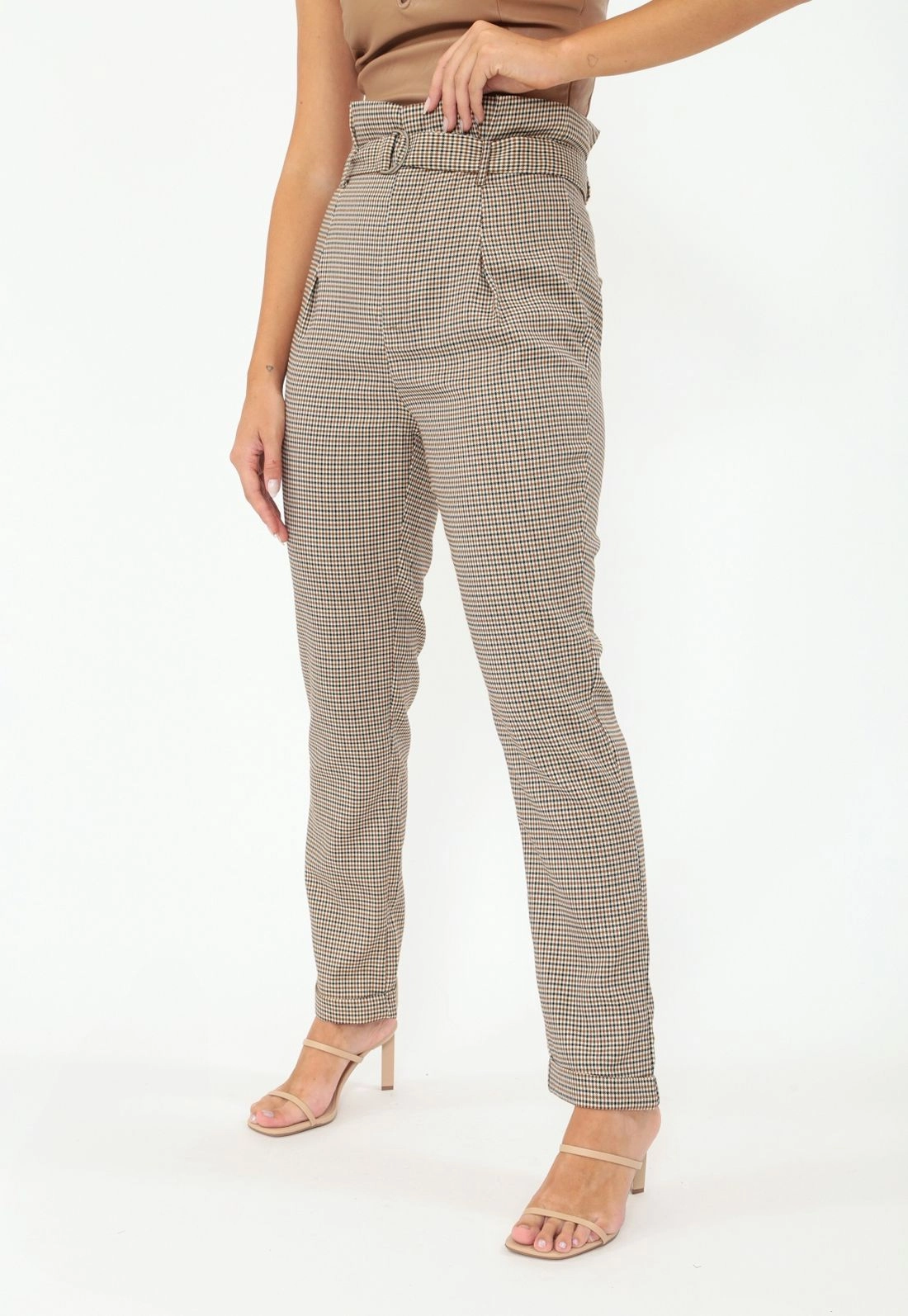 Calça Alfaiataria Xadrez Clochard