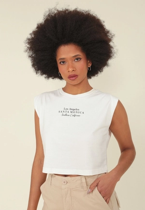 Blusa Muscle Tee Com Silk Em Meia Malha