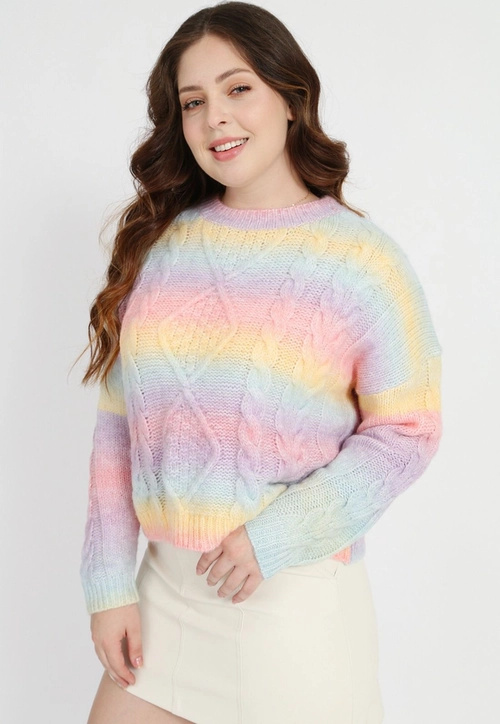 Blusa Tricô Arco Íris